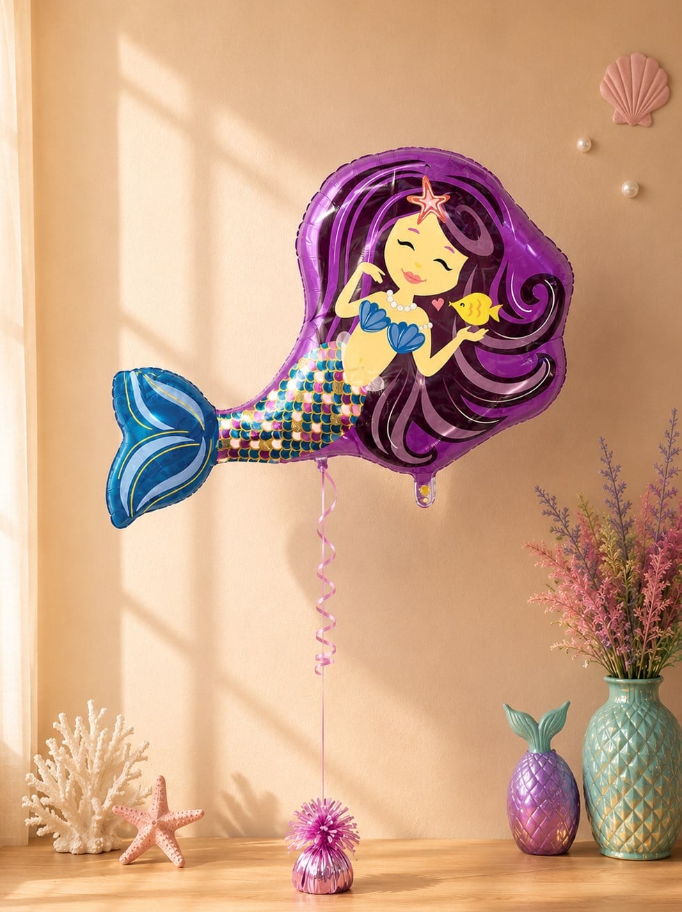 Deniz Kızı Folyo Balon 30