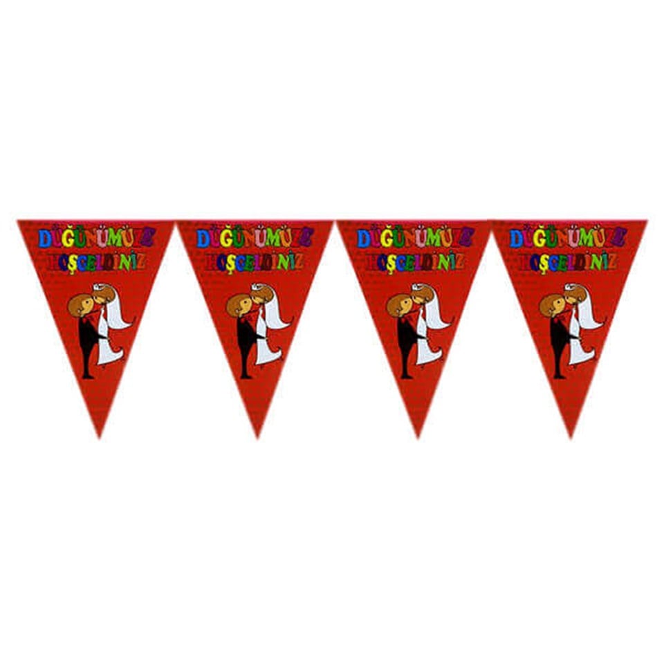 Düğünümüze Hoşgeldiniz Flama Yazı