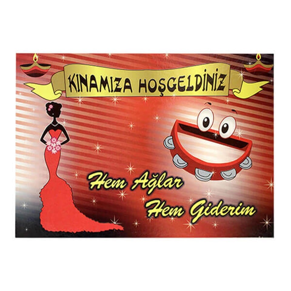 Düğünümüze-Kınamıza Hoşgeldiniz Amerikan Servis