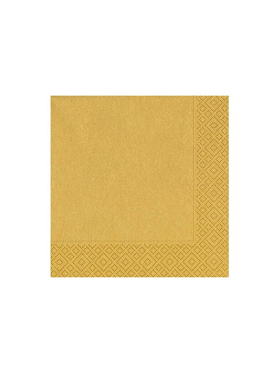 Düz Renk Peçete 20'Li Altın