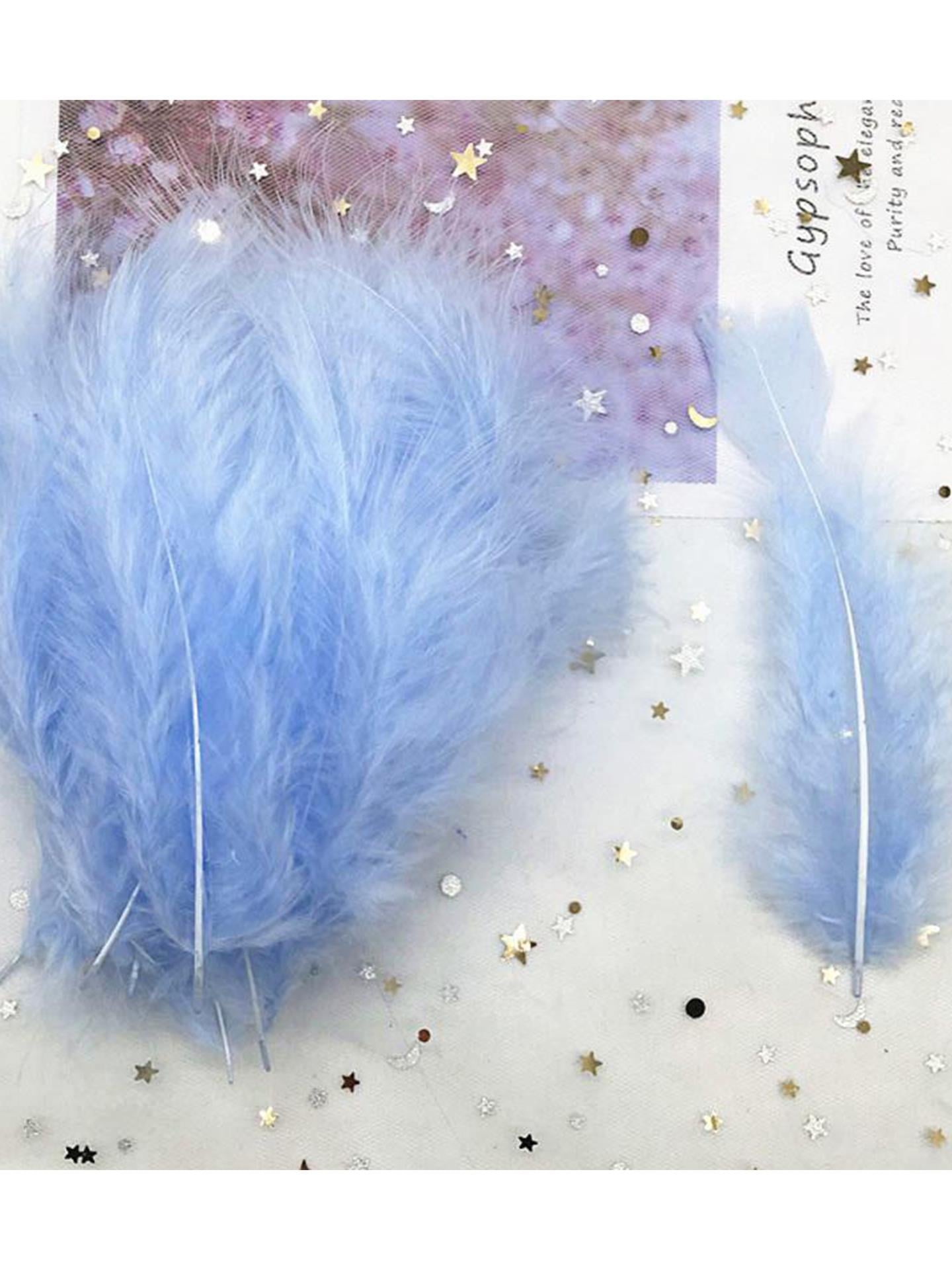 Balon İçi Tüyü Tüy Konfeti Mavi