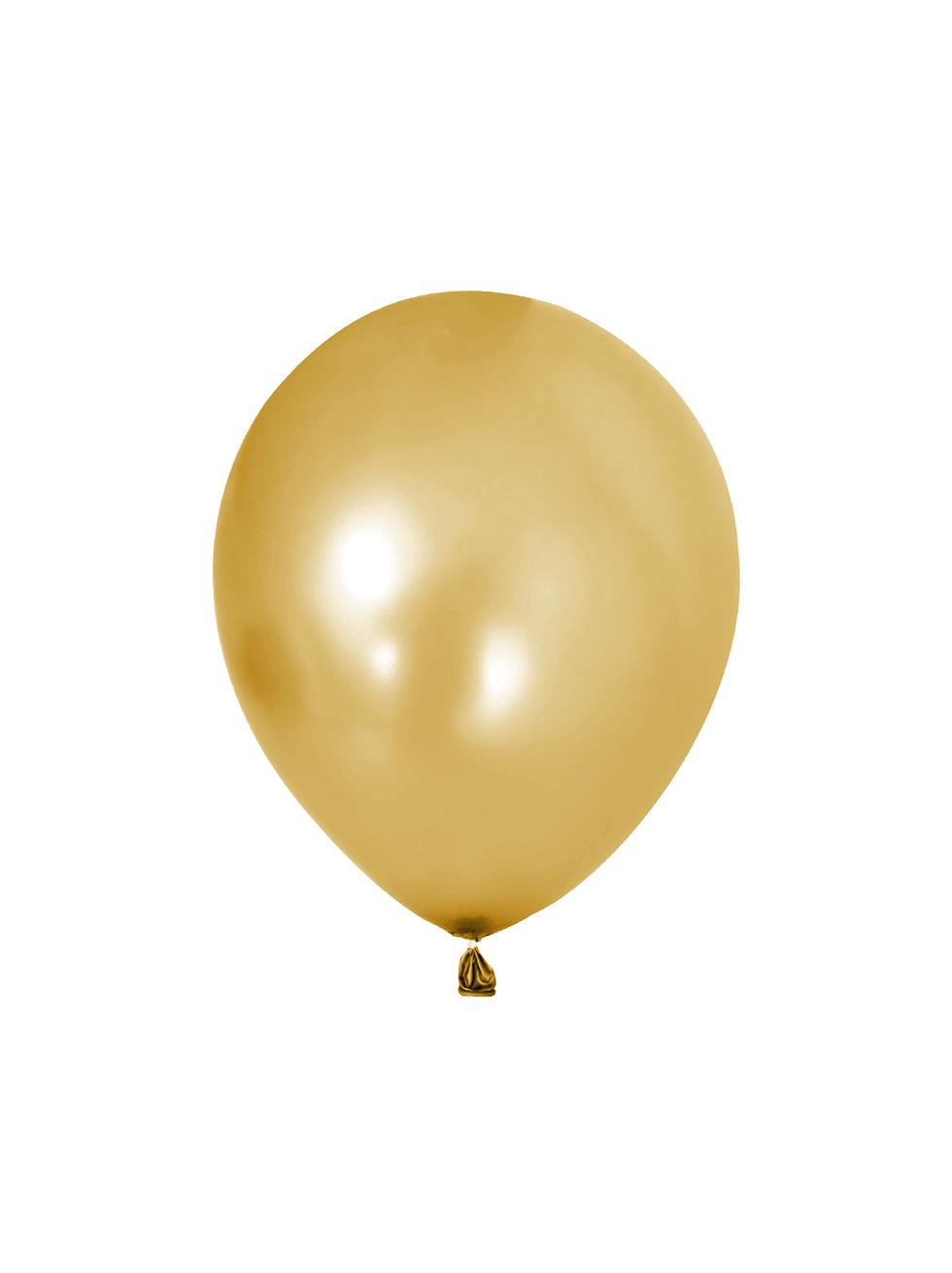 Altın Metalik Balon 100Lü 12