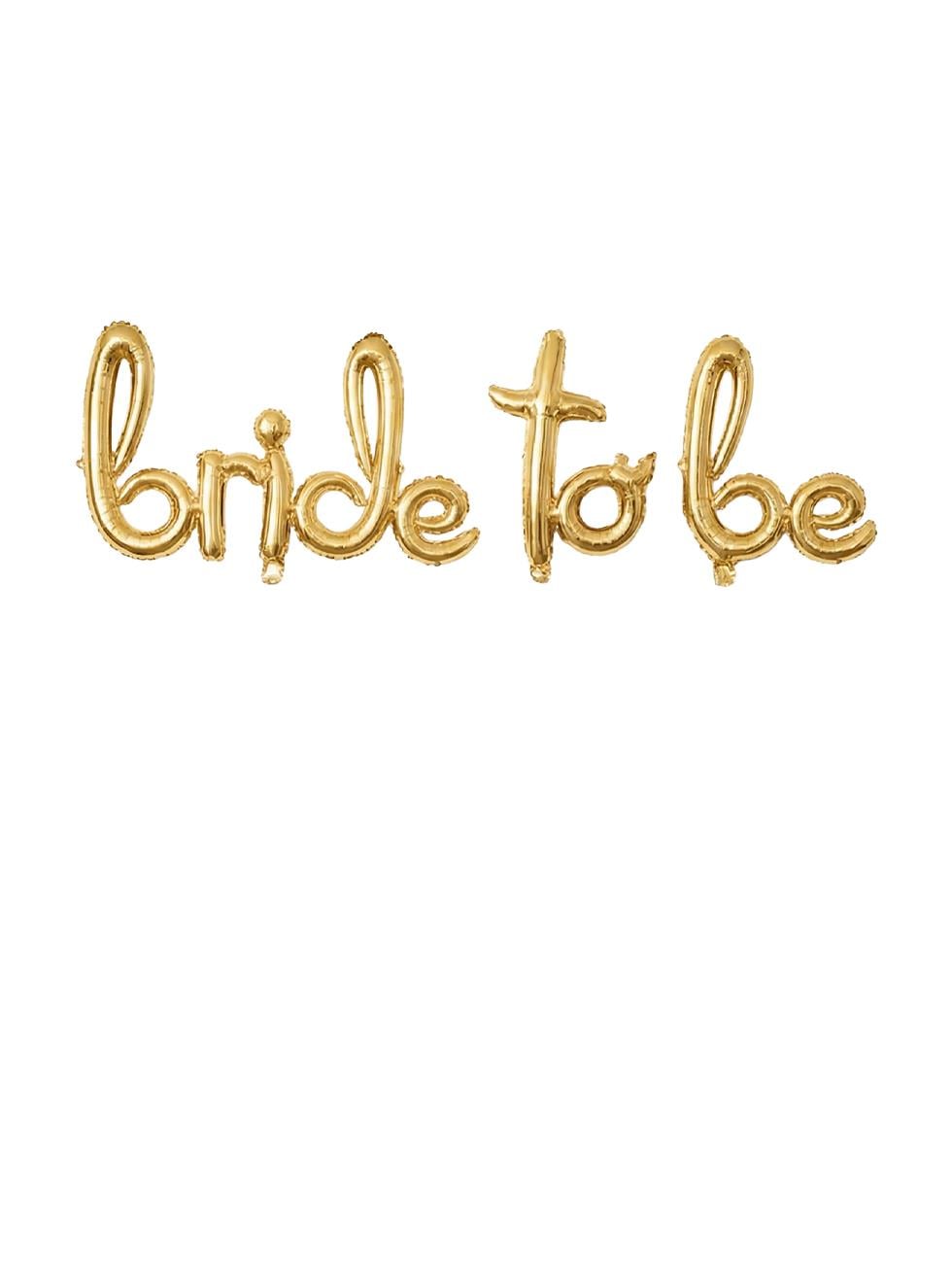 El Yazılı Bride To Be Folyo Balon Altın