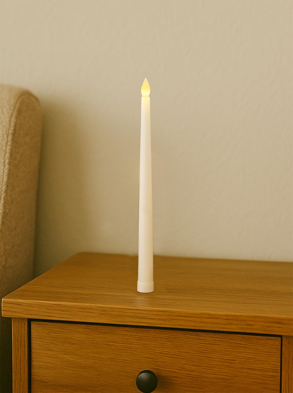 Pilli Şamdan Mum 27Cm