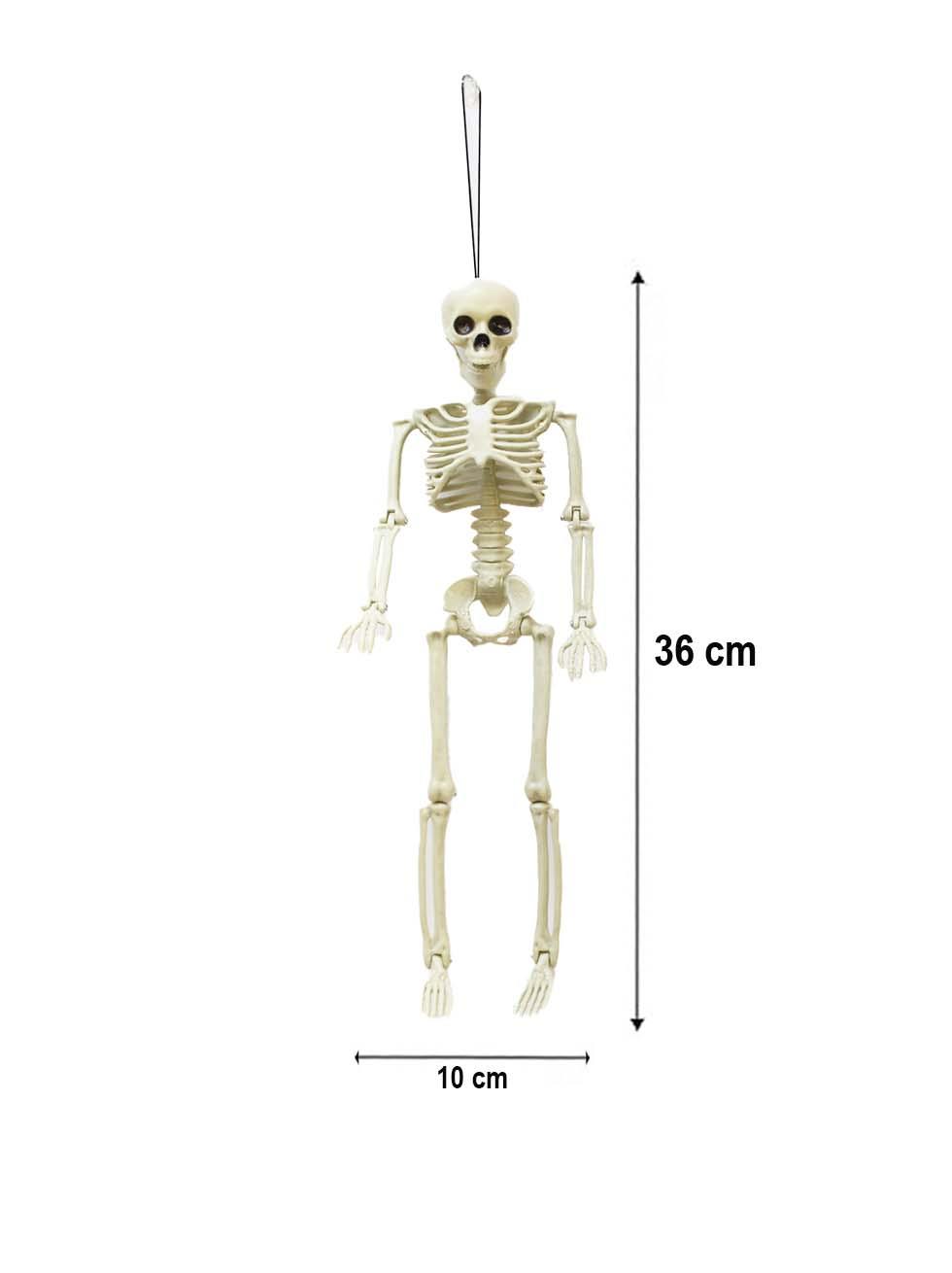 Cadılar Bayramı İskelet Figürlü Asılabilir Halloween Parti Dekoru 36 cm