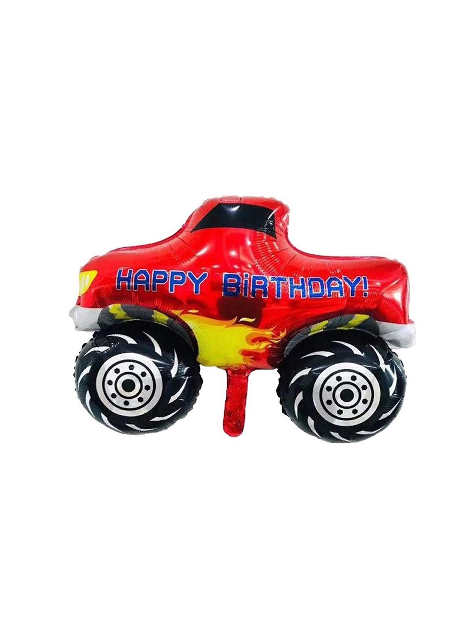Folyo Balon Happy Birthday Yazılı Kamyonet Figürlü Doğum Günü Balon
