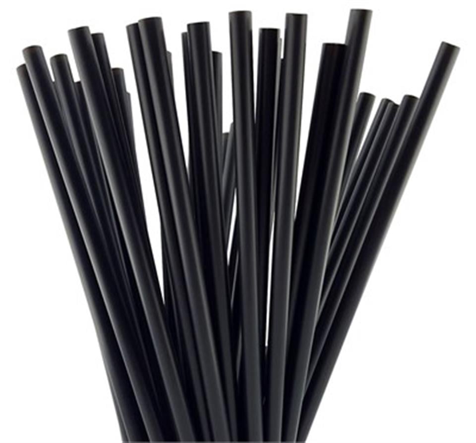 Jelatinli Plastik Frozen Pipet Ambalajlı 100lü Siyah