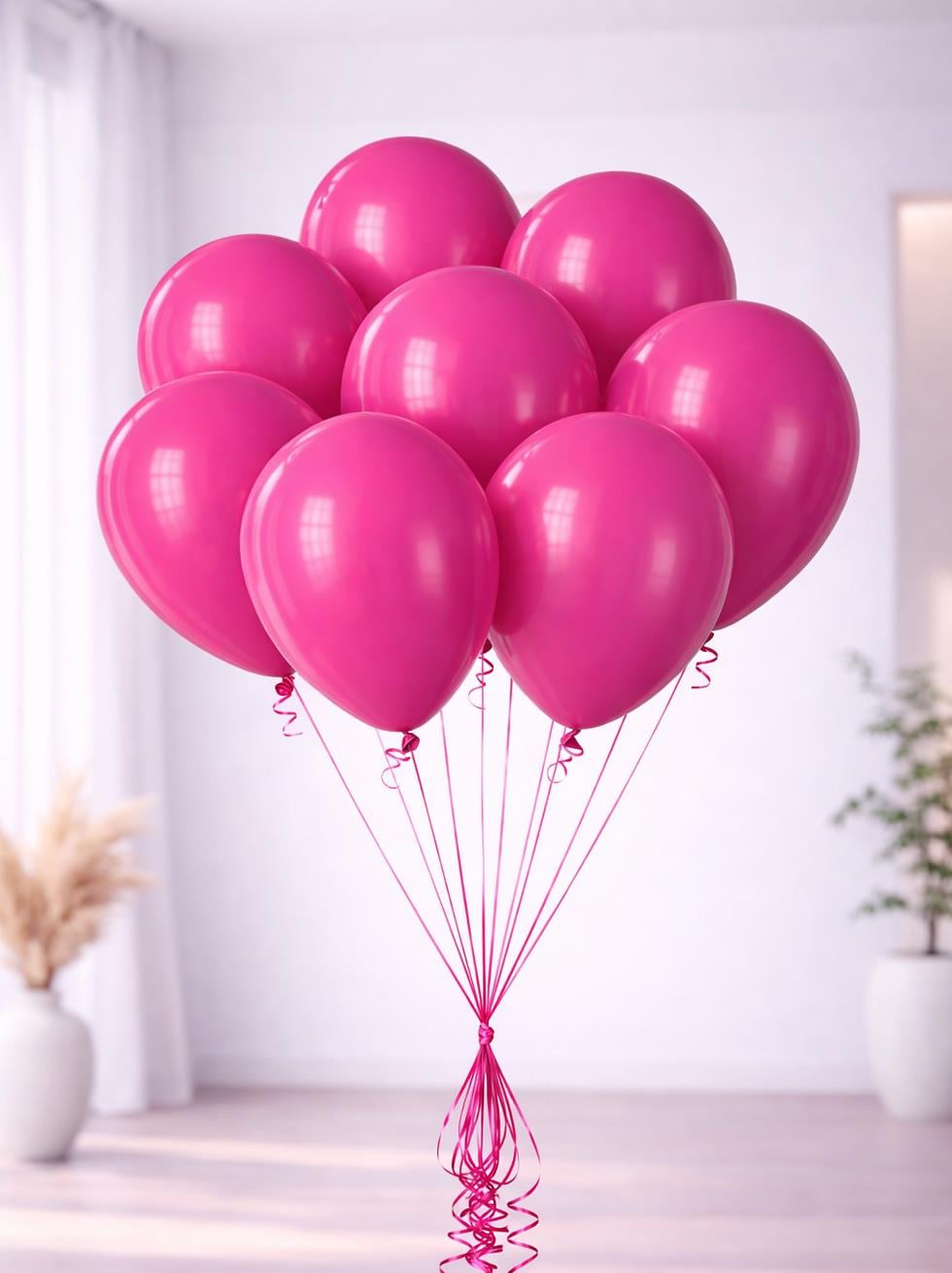 Fuşya Balon 10Lu 12