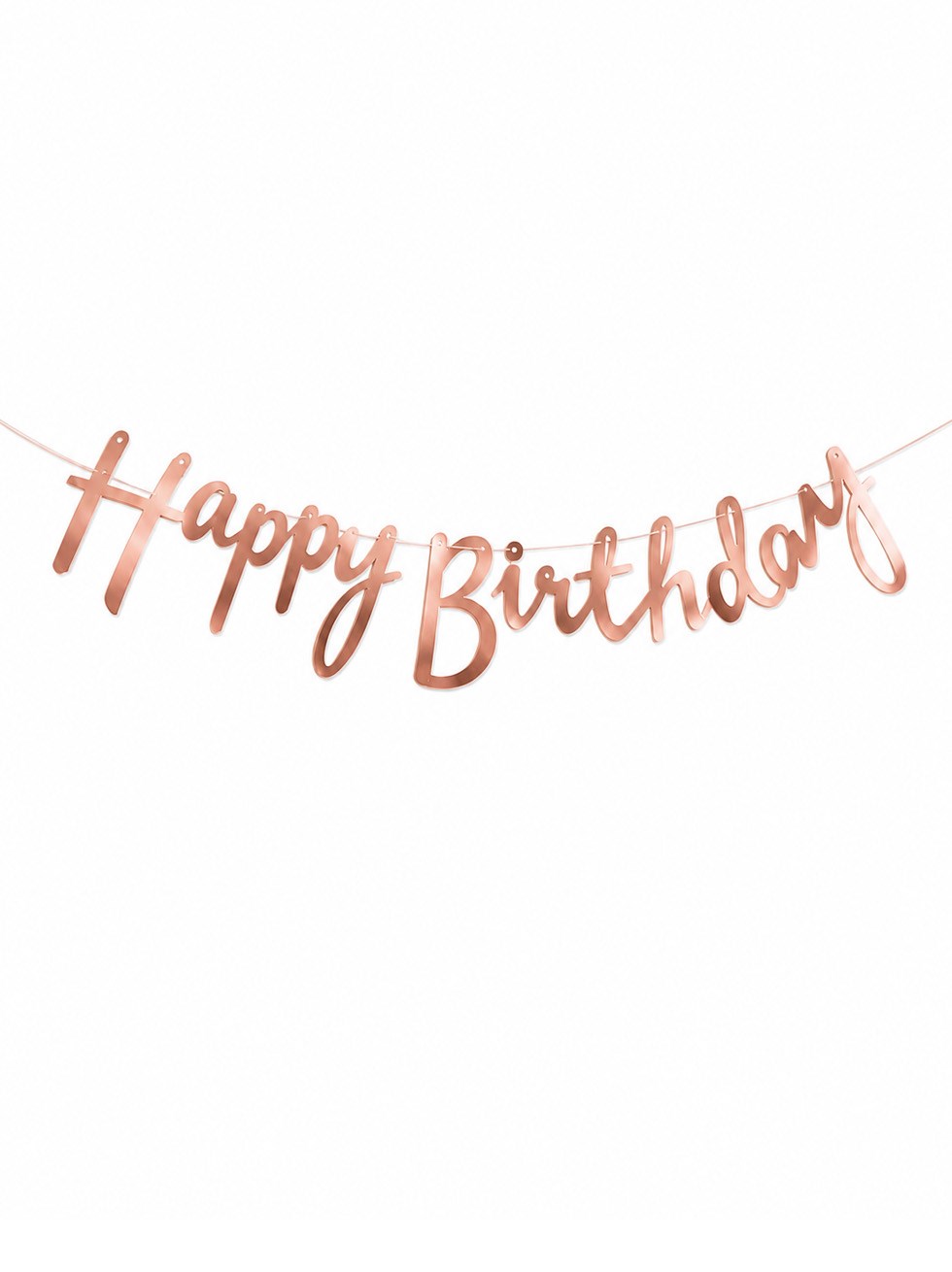 Happy Birthday Kaligrafi Banner Rose
