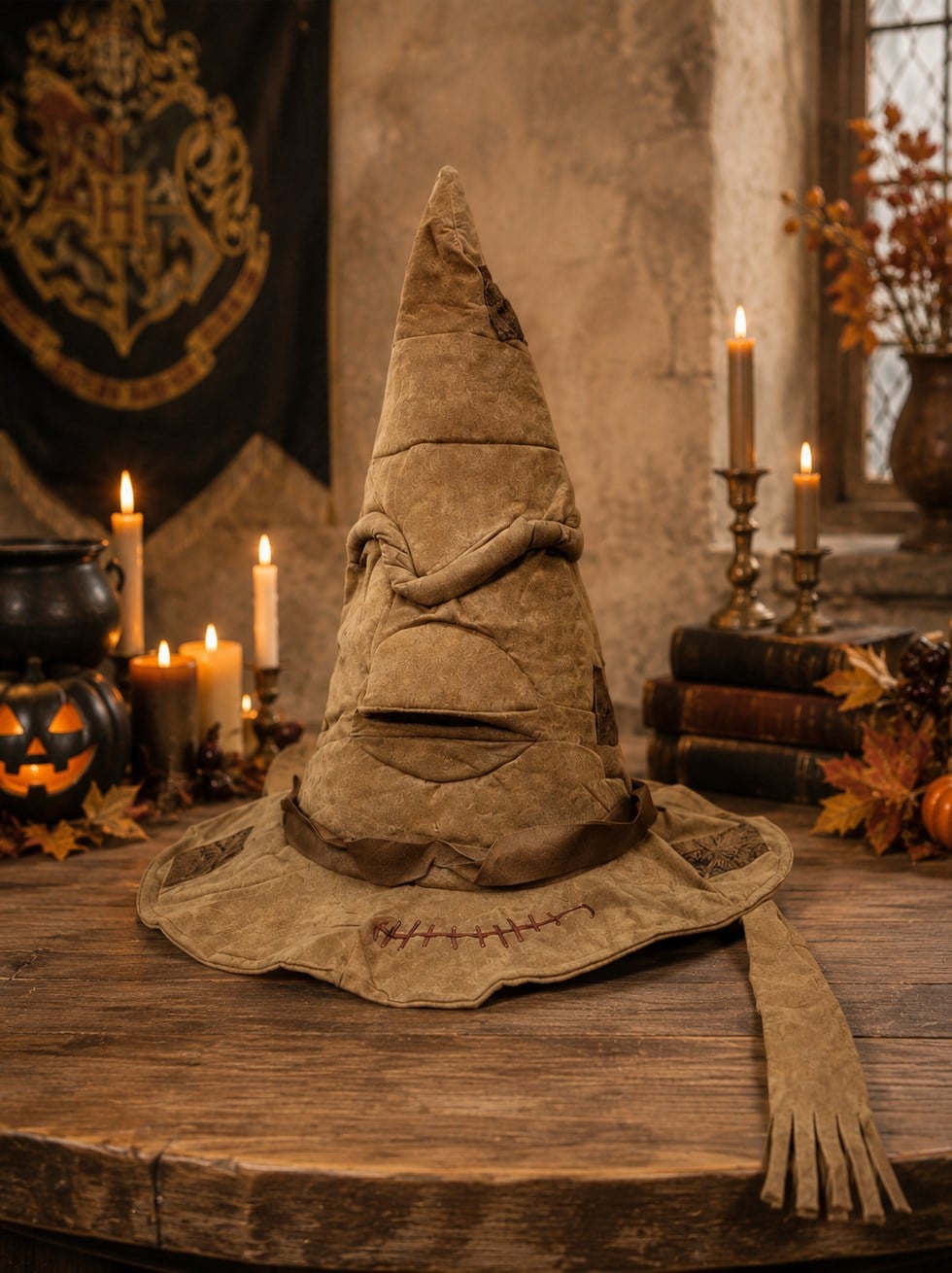 Harry Potter Büyücü Seçmen Şapka – Halloween ve Kostüm Partisi Cadı Şapkası