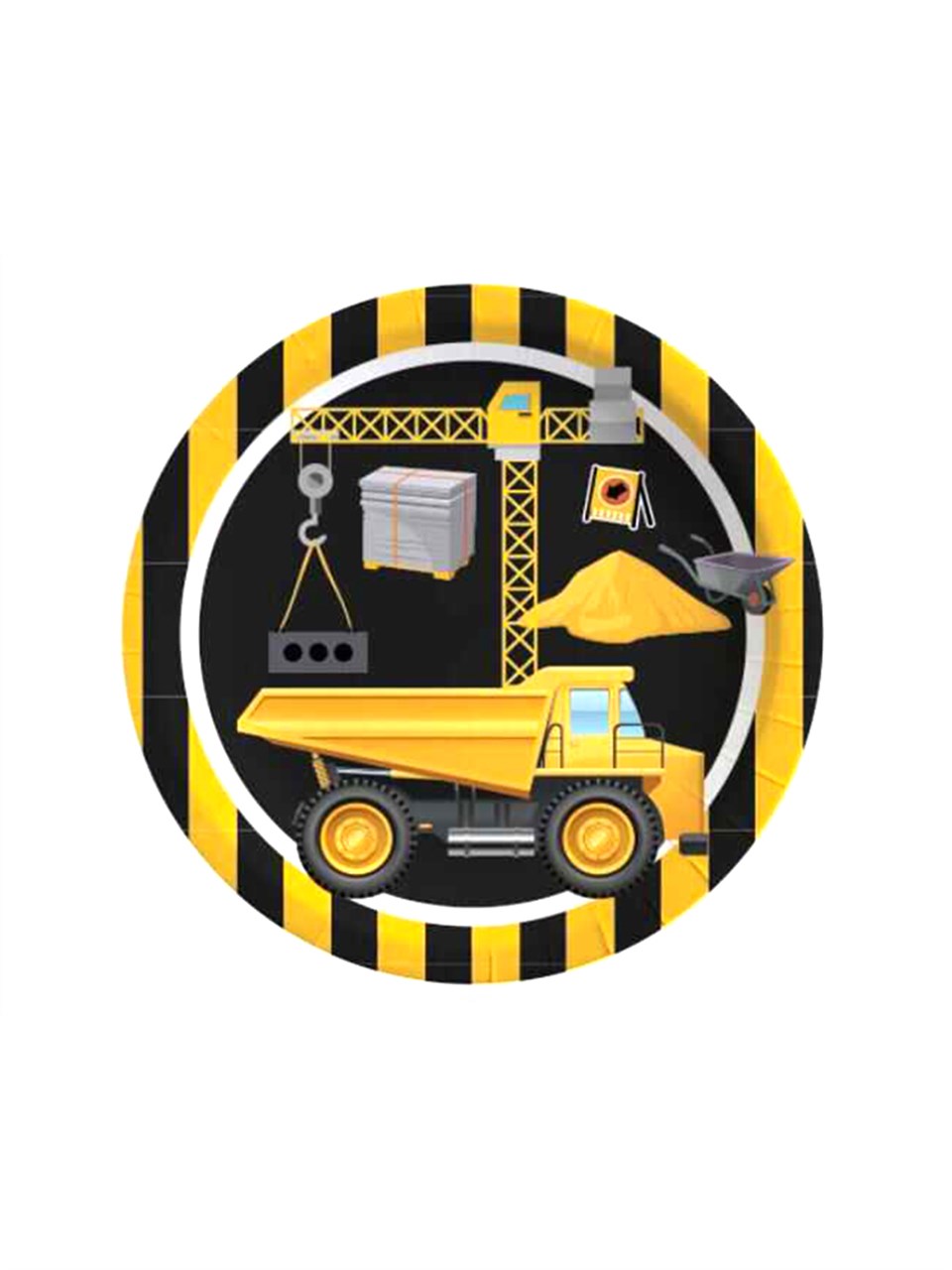 İnşaat Tabak 23 Cm 8 Adet