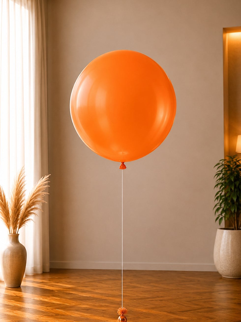 Jumbo Balon Turuncu Parti Balonu 18 inc 45 cm 25li