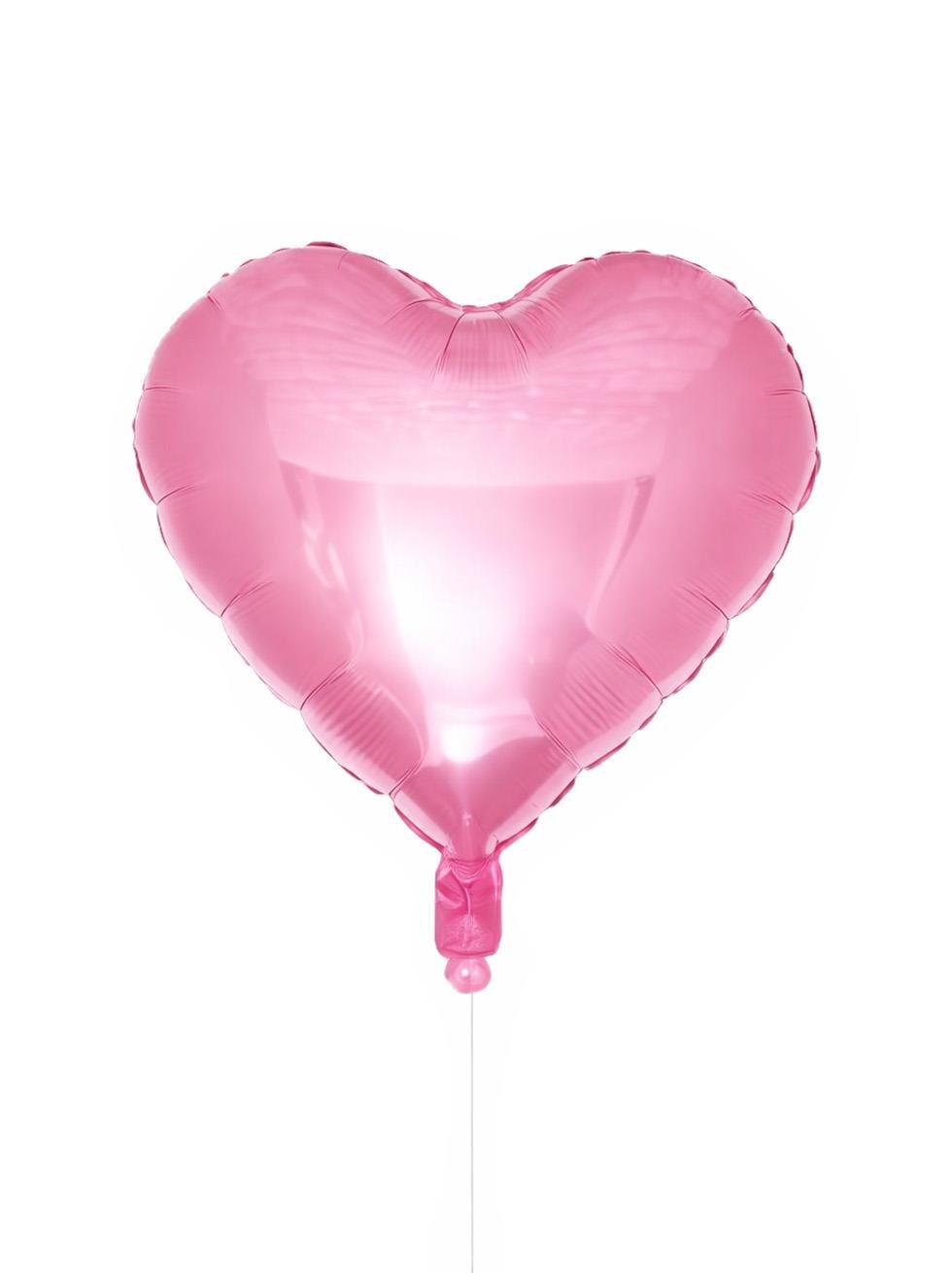 Kalp Folyo Balon Doğum Günü Parti Balonu Pembe 18 inc- 45 cm