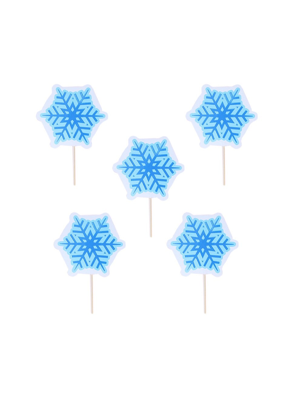 Kartanesi Frozen Temalı Kürdan Figürlü Pasta Süsü Cupcake Kürdanı 10lu