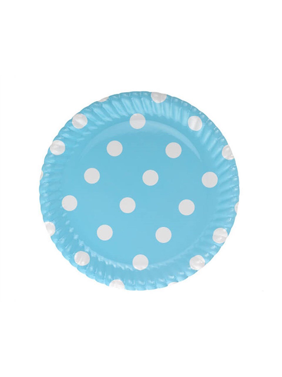 Karton Tabak Mavi Puantiyeli 8Li