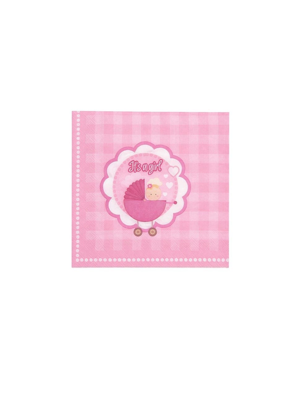 Kız Bebek Baby Shower Konsept Kağıt Peçete 20li