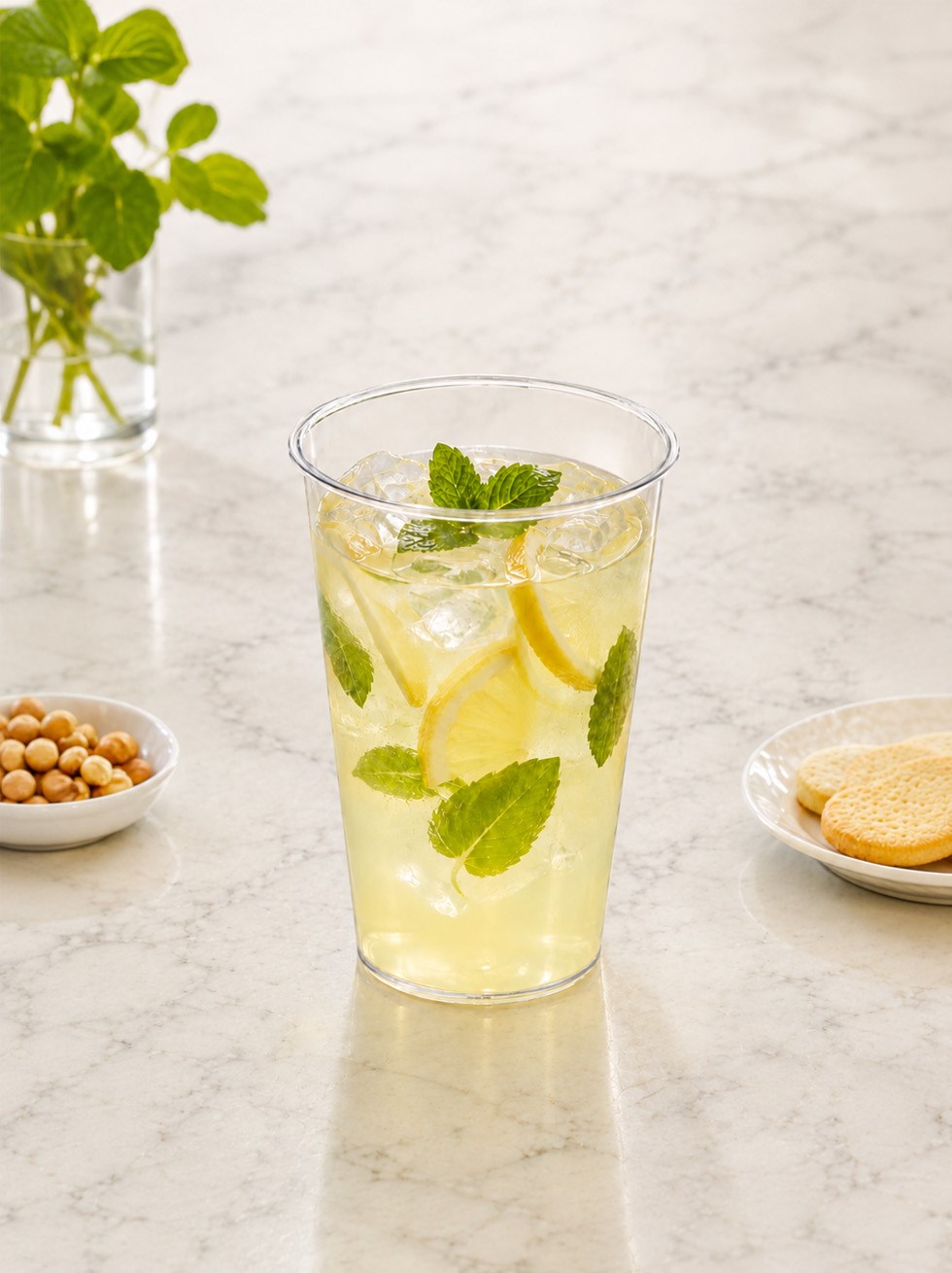 Kokteyl Bardağı Kristal Mika Bardak Şeffaf 400 Ml 15li