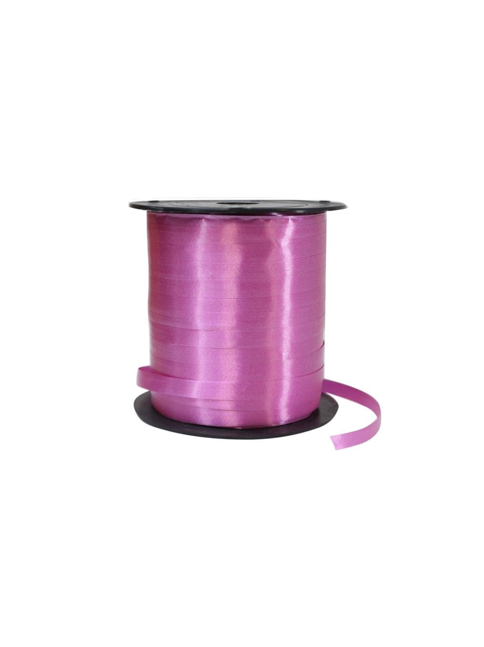 Koyu Pembe Rafya Kurdele – Hediye Paketleme Balon Bağlama Şeridi 8mm 200 Mt