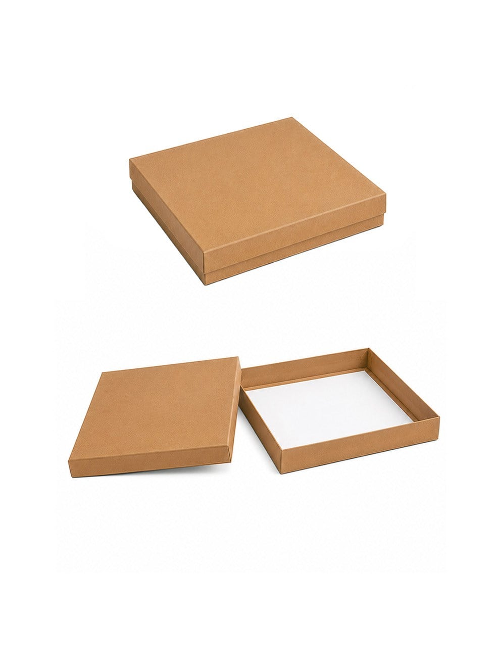 Kraft Kutu Karton Hediye Kutusu 20X20X5 Cm