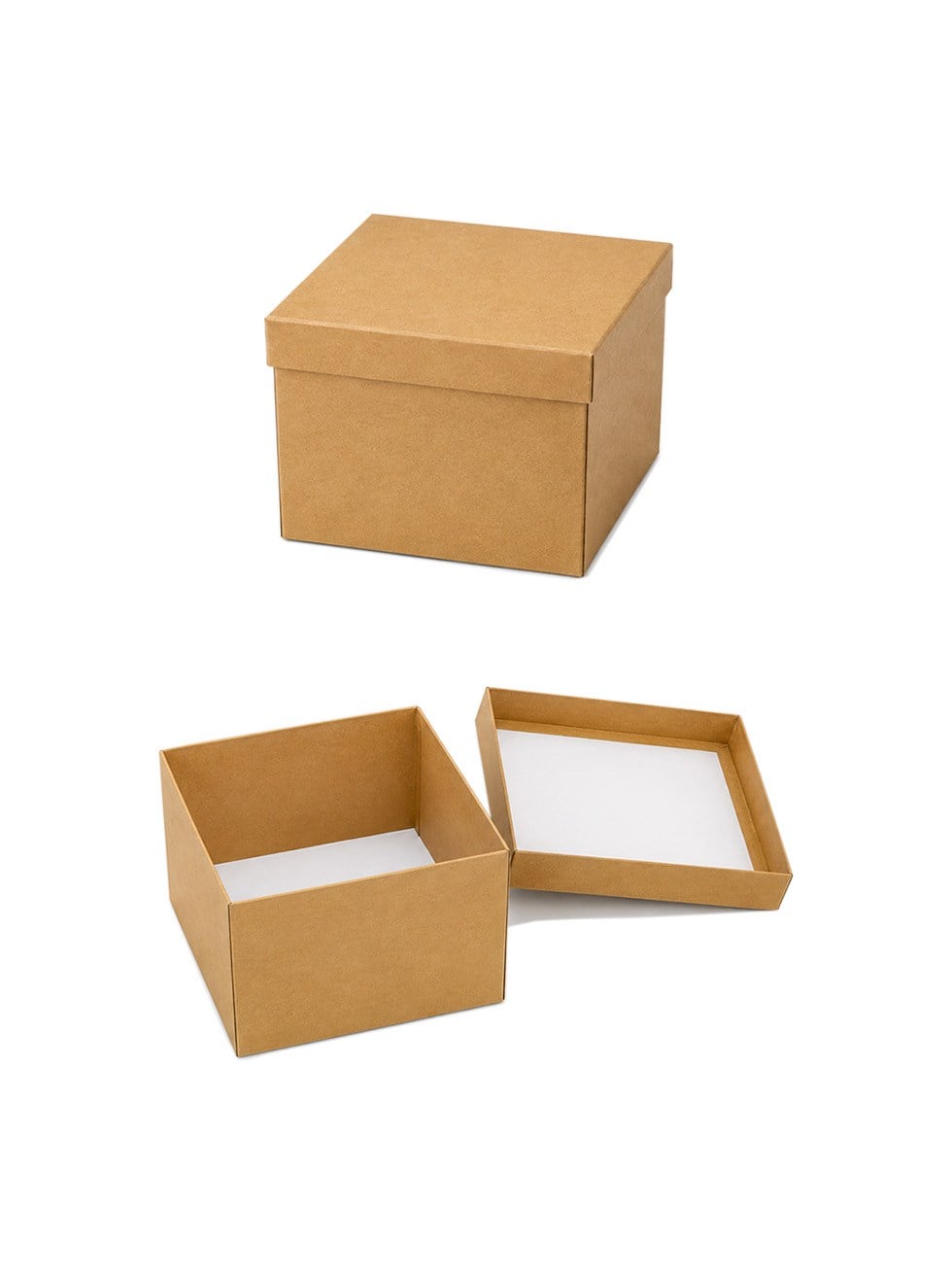Kraft Kutu Karton Hediye Kutusu 20X20X14 Cm