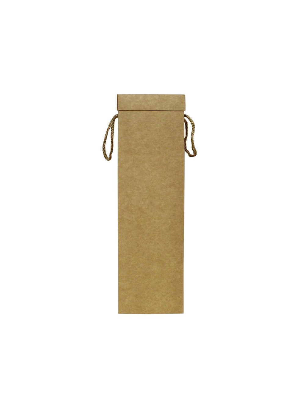 Kraft Karton Şişe Taşıma Kutusu – Hediye Kutusu Kapaklı İpli 10X10X38 cm