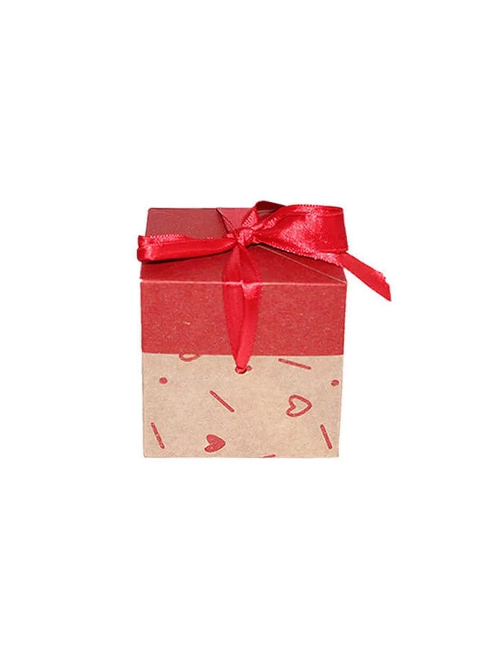 Kurulabilir Kraft Kutu Kalpli 9X9 Cm