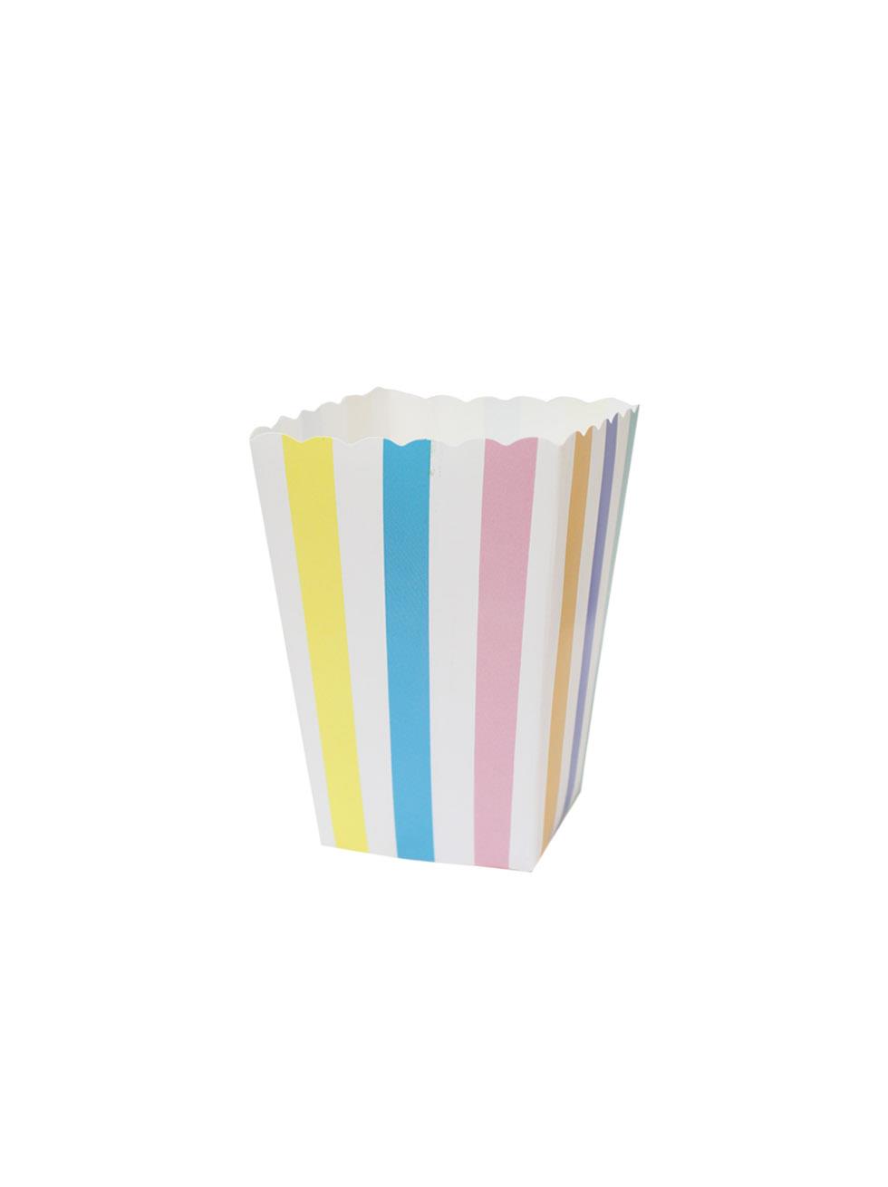 Makaron Mısır Kutusu Çizgili 8li