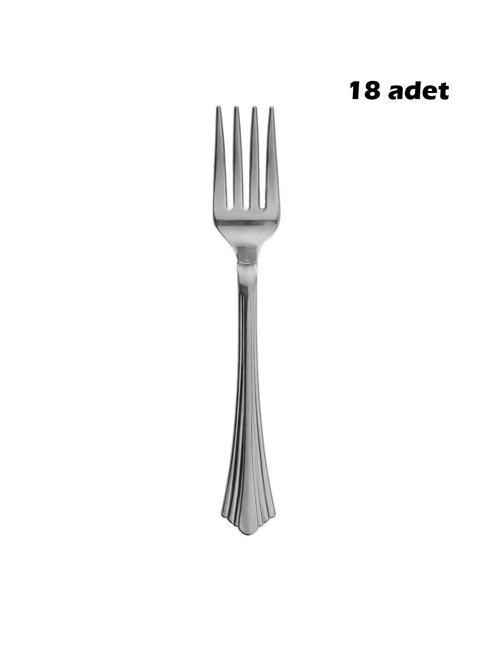 Metal Görünümlü Çatal