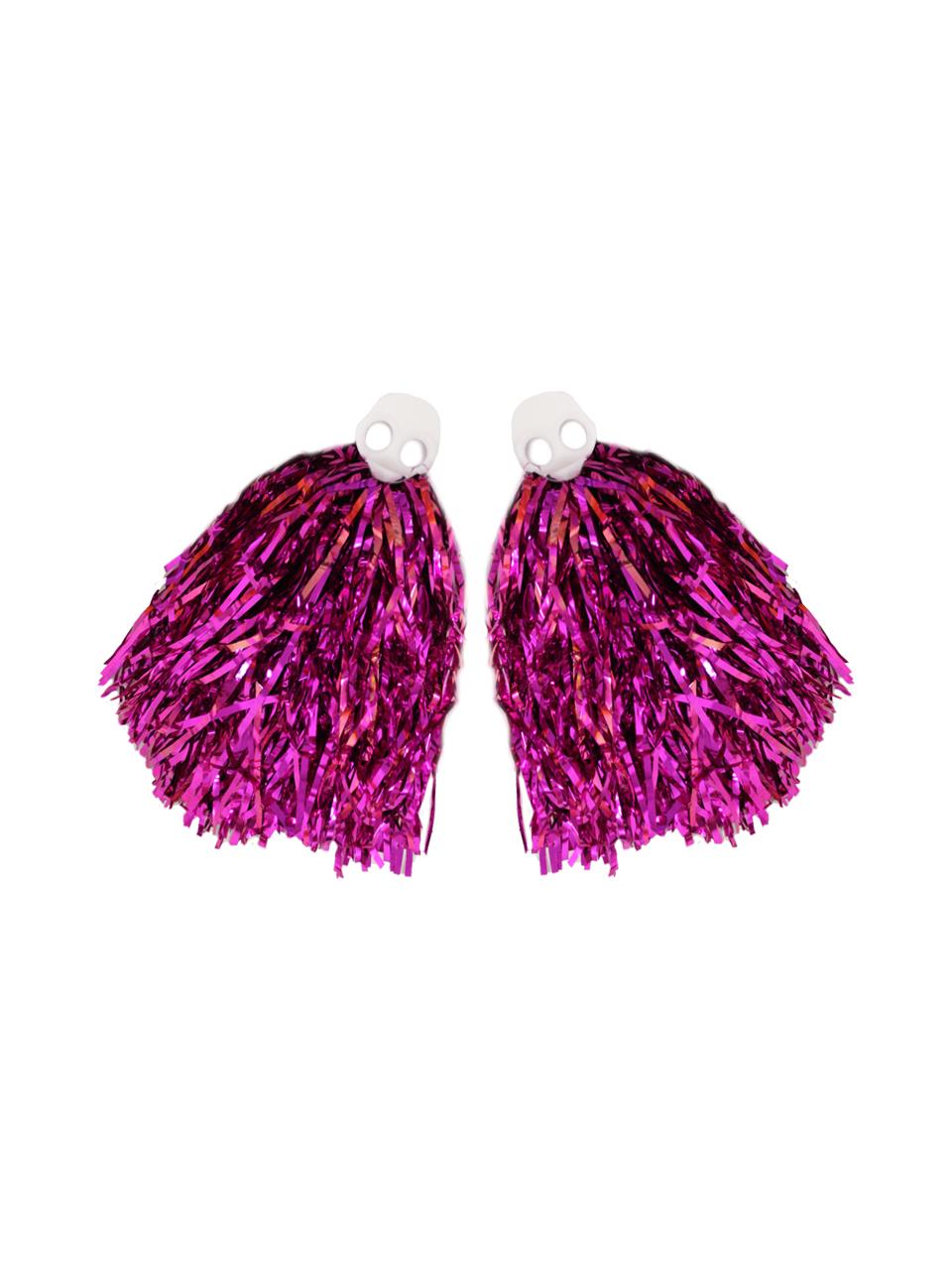 Metalik Ponpon Fuşya 2li