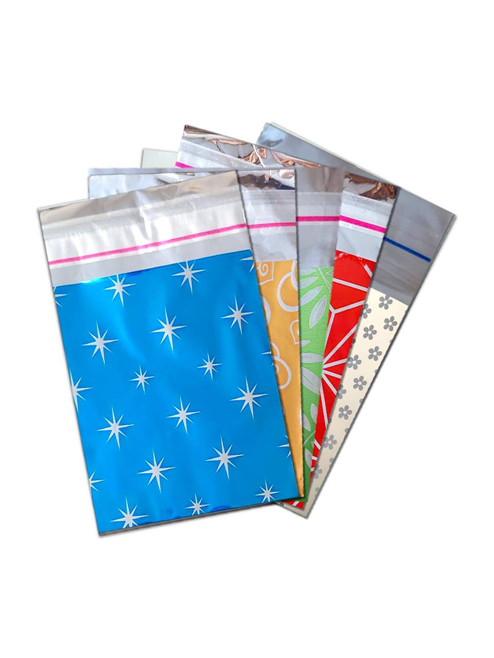 Metalize Bantlı Poşet 7X9 Cm