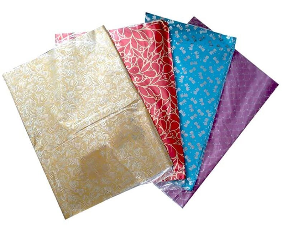 Metalize Baskılı Desenli 70X100 Cm 100'Lü