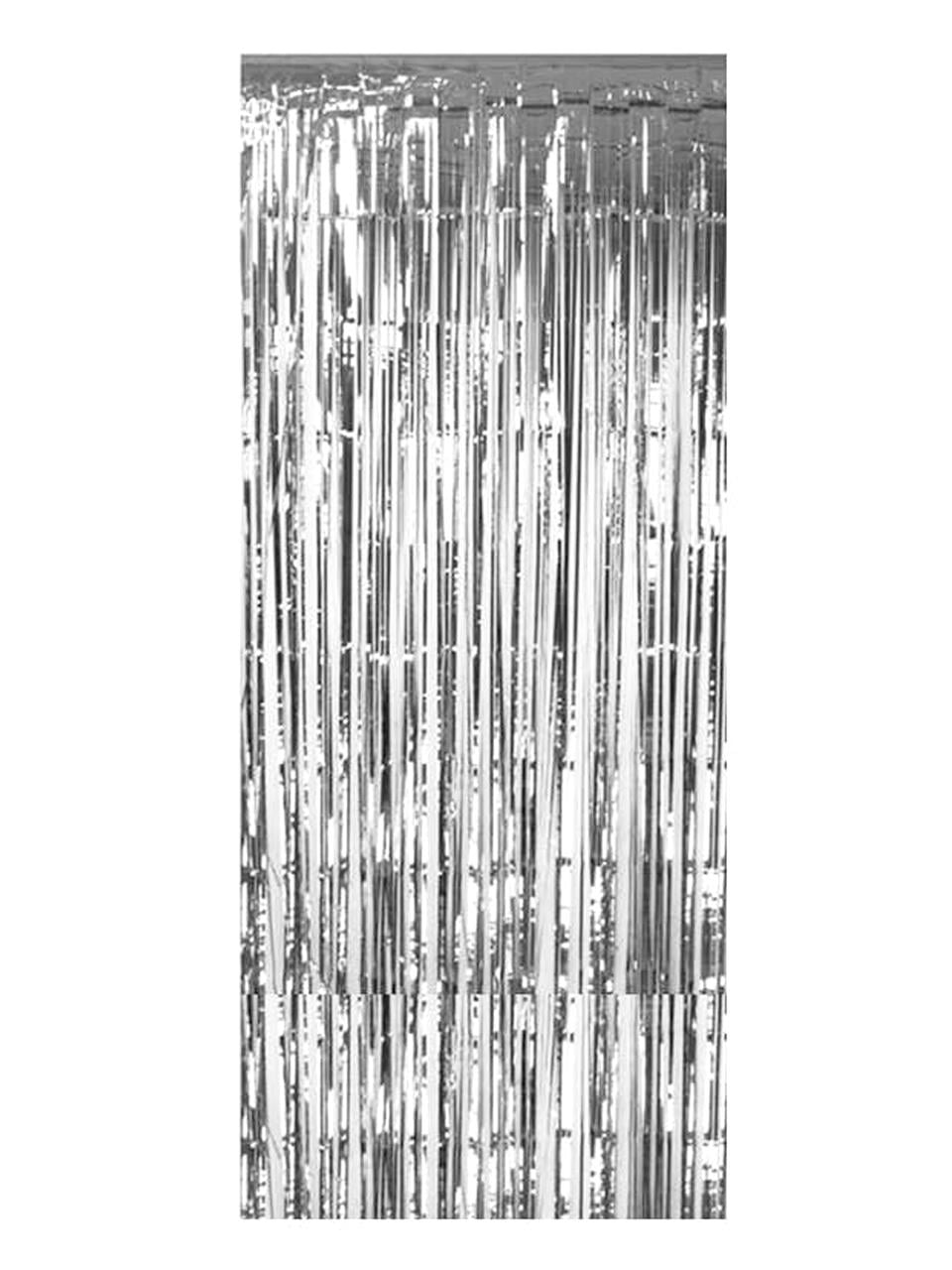 Metalize Perde Gümüş 90X200