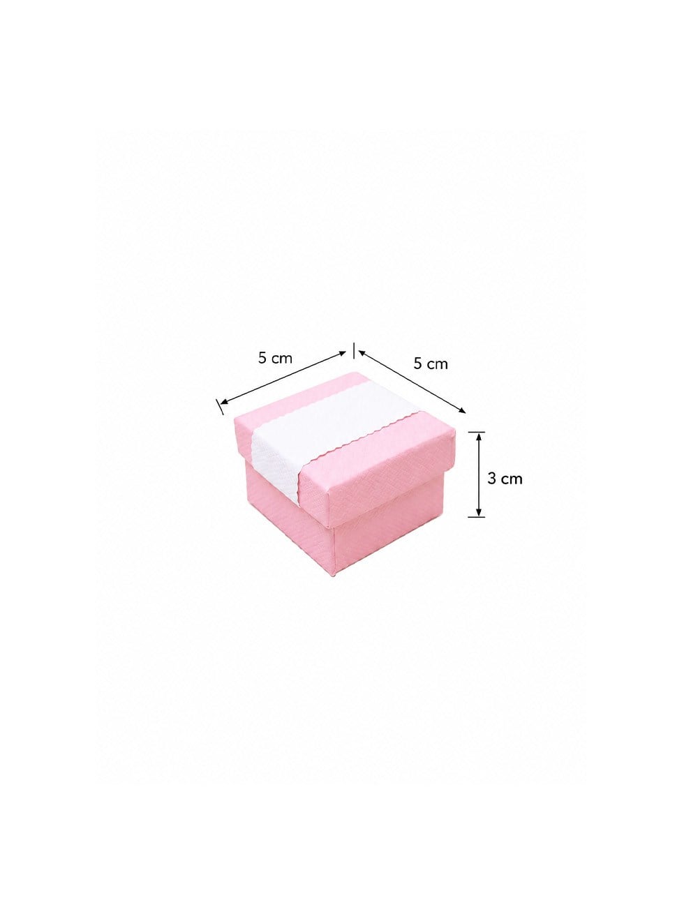 Mini Takı Kutusu – Yüzük, Küpe ve Bijuteri Hediye Kutusu 5 cm 24lü