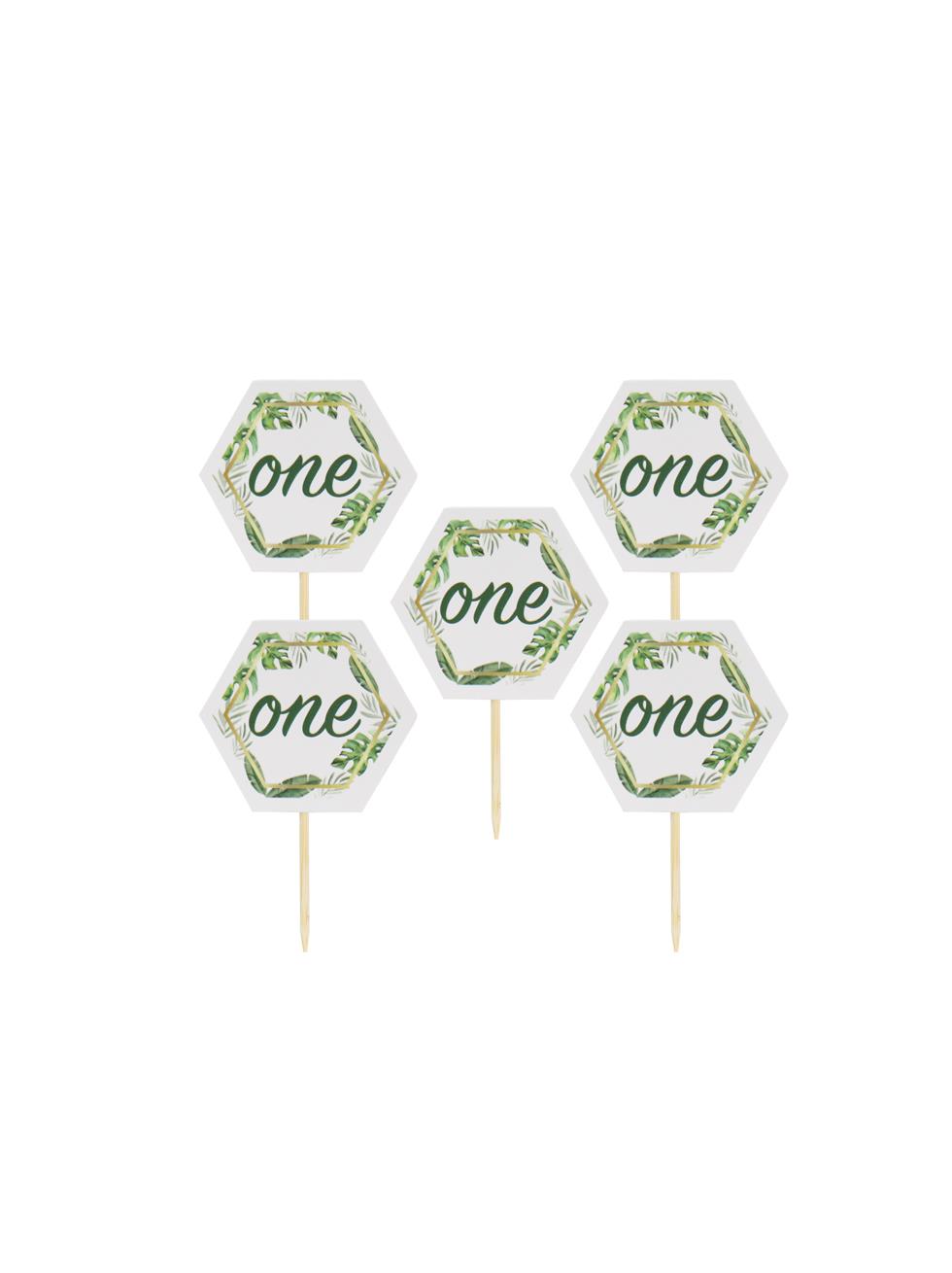 One Kürdan 1 Yaş Doğum Günü Partisi Cupcake Kürdanı 10lu