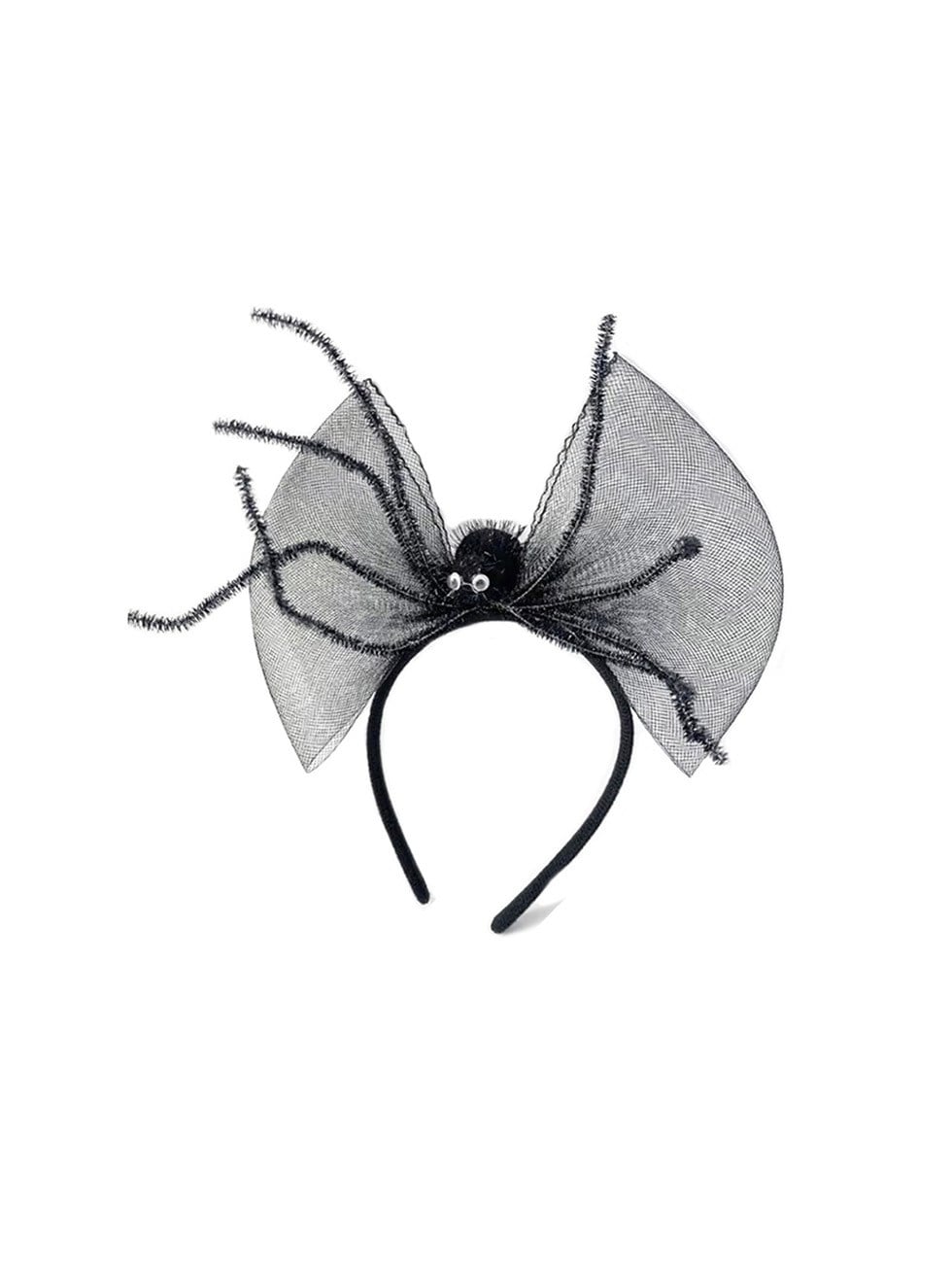 Örümcek Figürlü Halloween Parti Tacı Kurdeleli Cadılar Bayramı Aksesuarı
