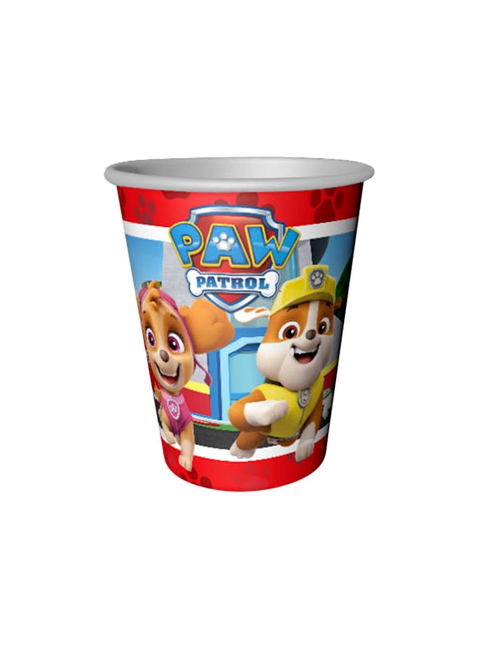 Paw Patrol Temalı Bardak Doğum Günü  Karton Bardak 8'li