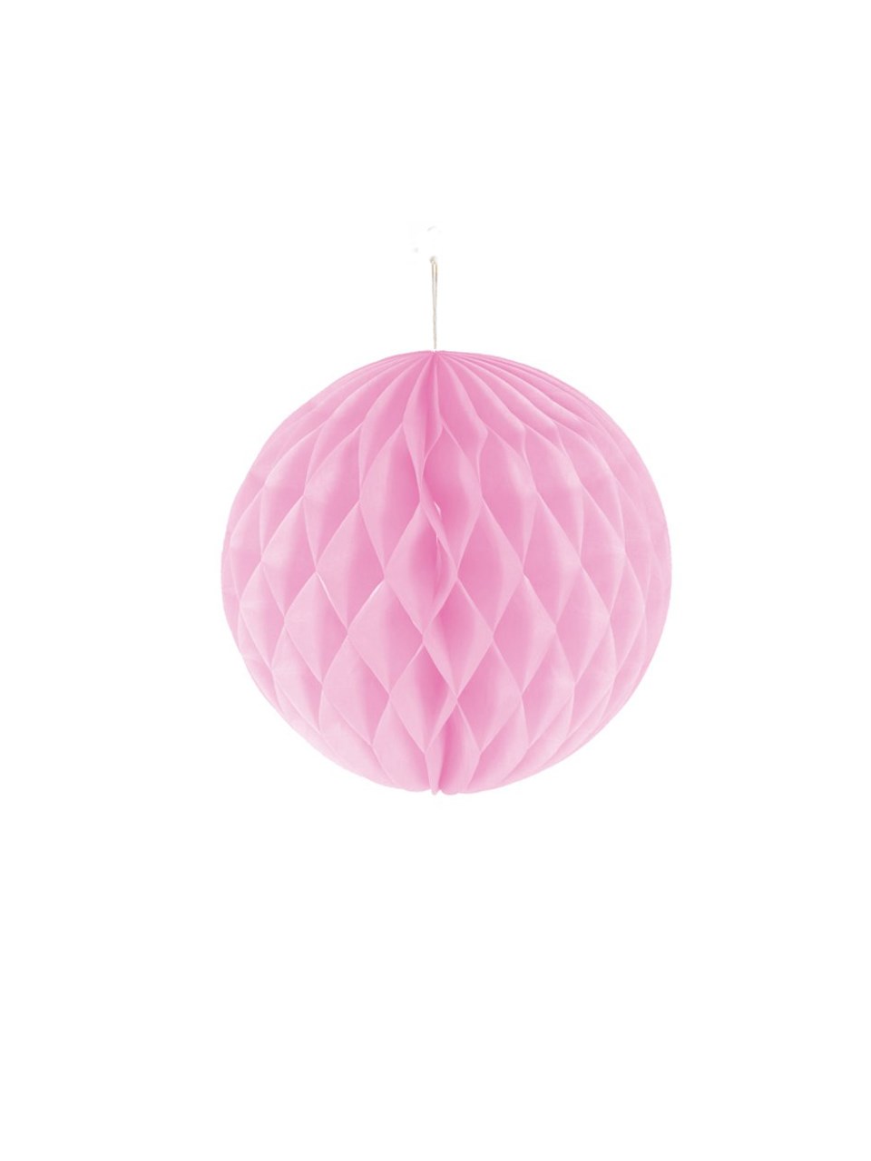 Pembe Kağıt Petek Süs 25 cm – Doğum Günü ve Parti Dekorasyonu