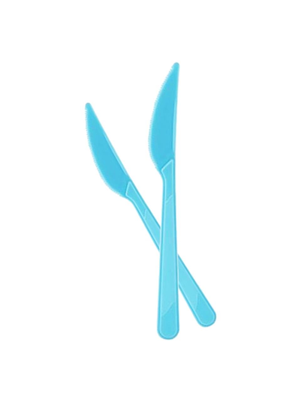 Plastik Bıçak  Açık Mavi 25Li