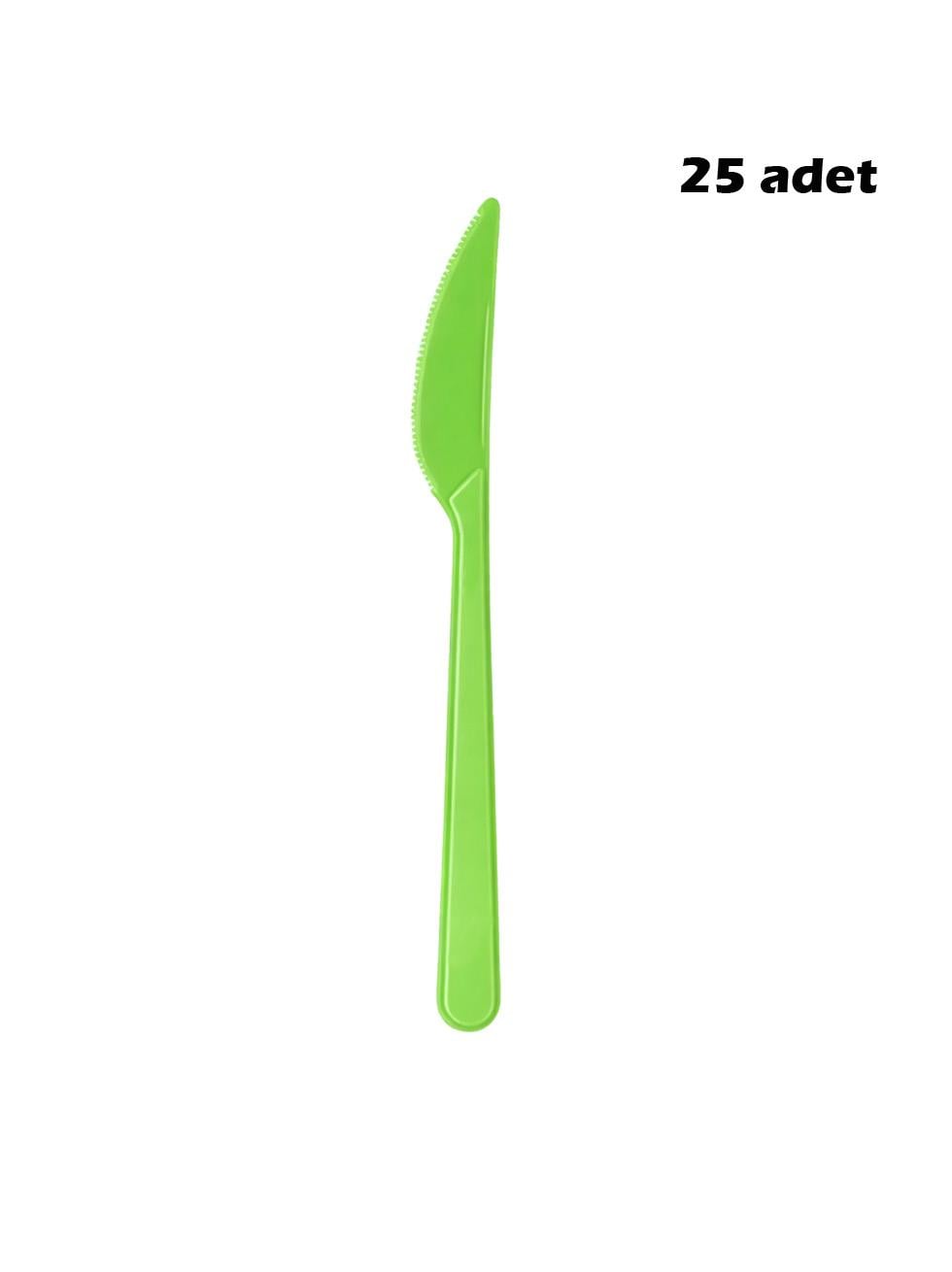 Plastik Bıçak Açık Yeşil 25li