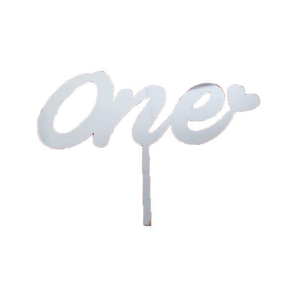 Pleksi Pasta Süsü Yazı One Gümüş