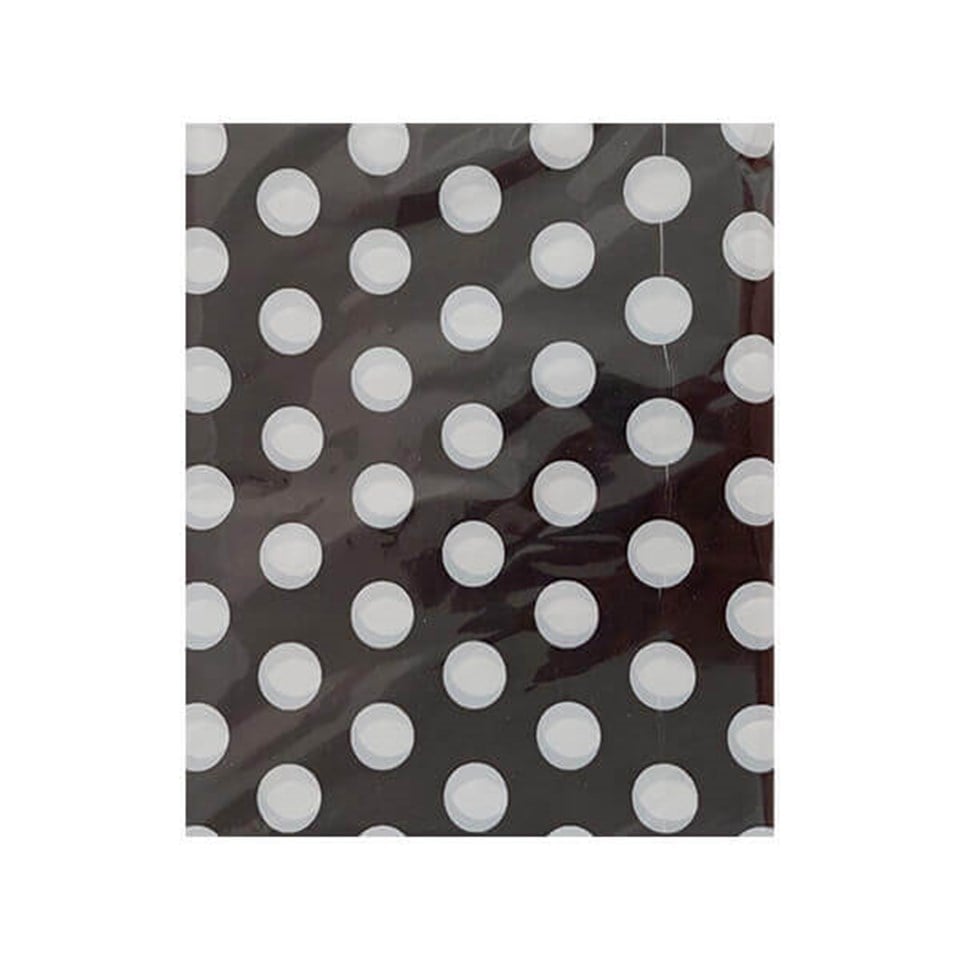 Puantiyeli Masa Örtüsü Siyah