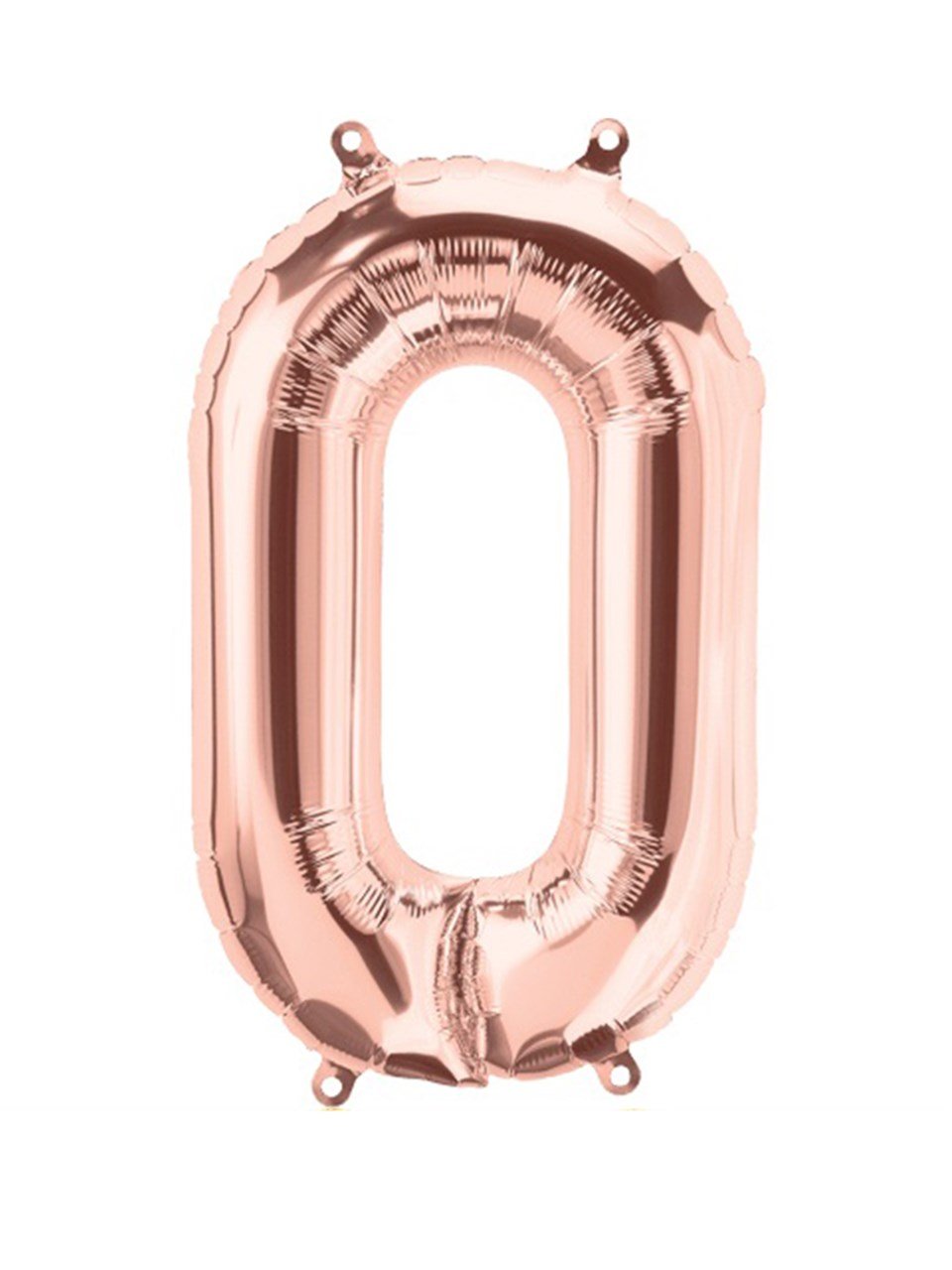Rakam Folyo Balon 0 Rose Gold Renk 100 Cm - 40