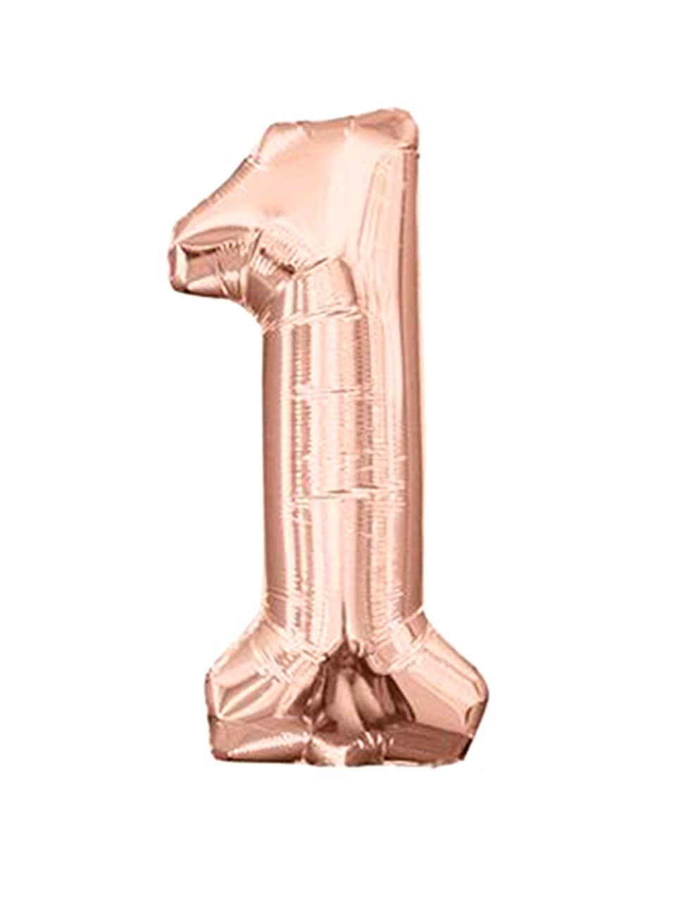 Rakam Folyo Balon 1 Rose Gold Renk 100 Cm - 40