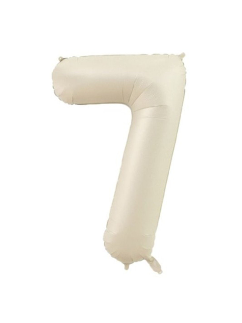 Rakam Folyo Balon 7 Rakamı Krem 76 cm 34 inc