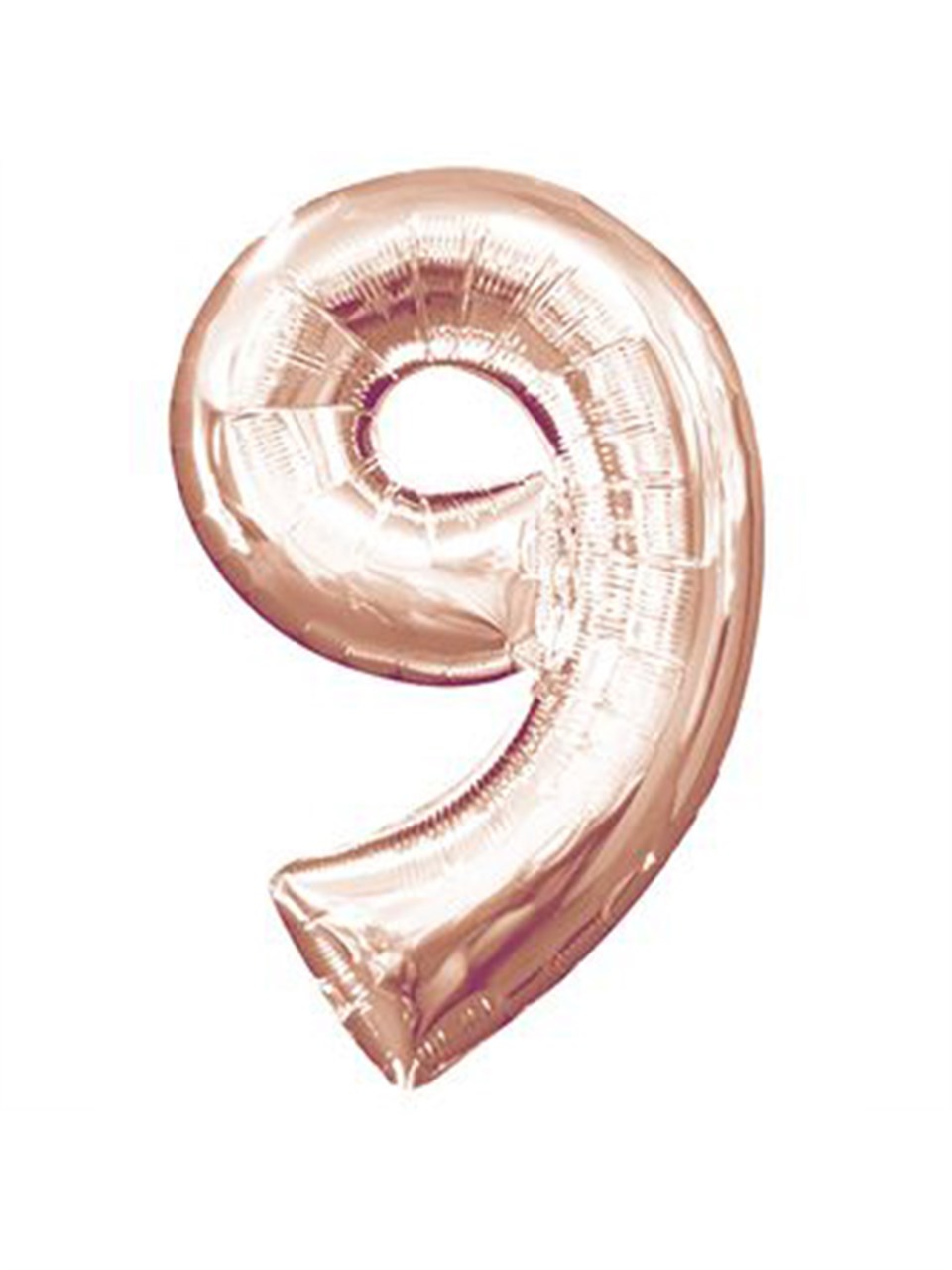 Rakam Folyo Balon 9 Rose Gold Renk 100 Cm - 40