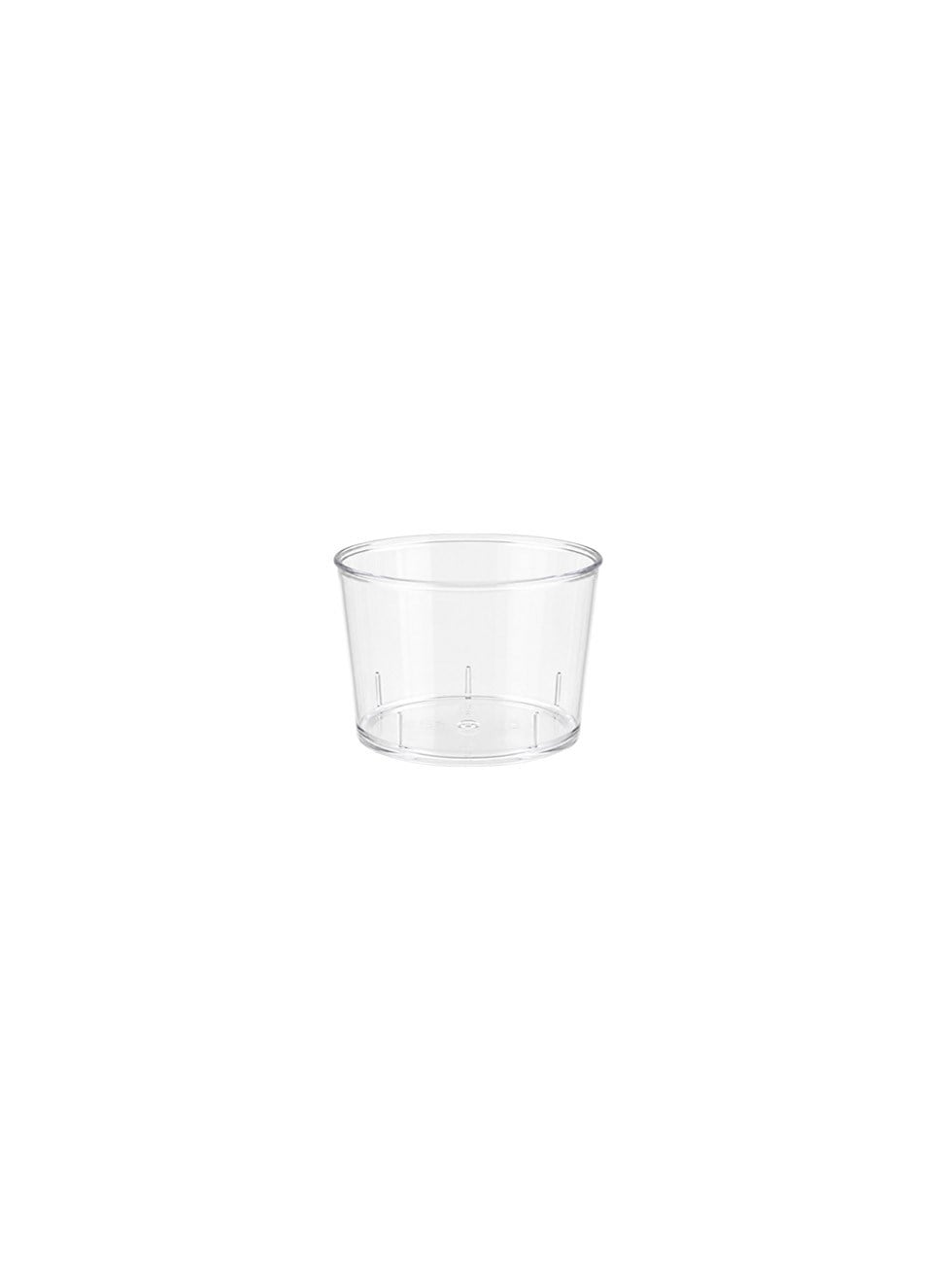Şeffaf Mika Tatlı Kabı – Mini Silindir Sunum Kabı 250 ml 20li