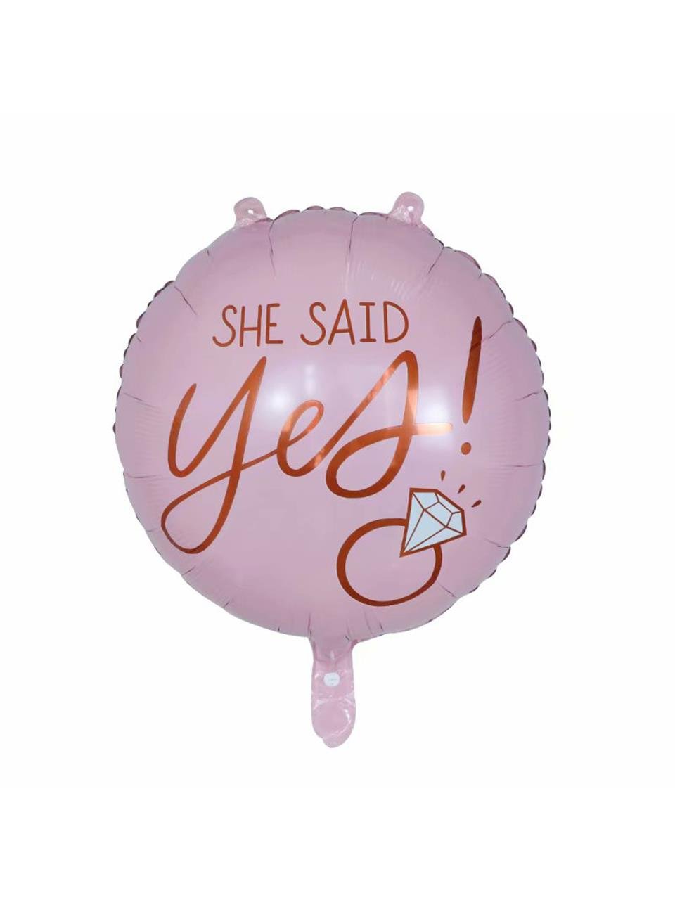 Bride Parti Palonu She Said Yes Yazılı Folyo Balon 55 cm