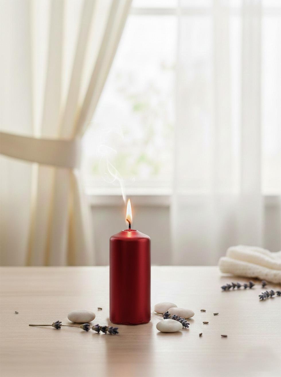 Silidir Mum Kırmızı 3.5 × 8 Cm