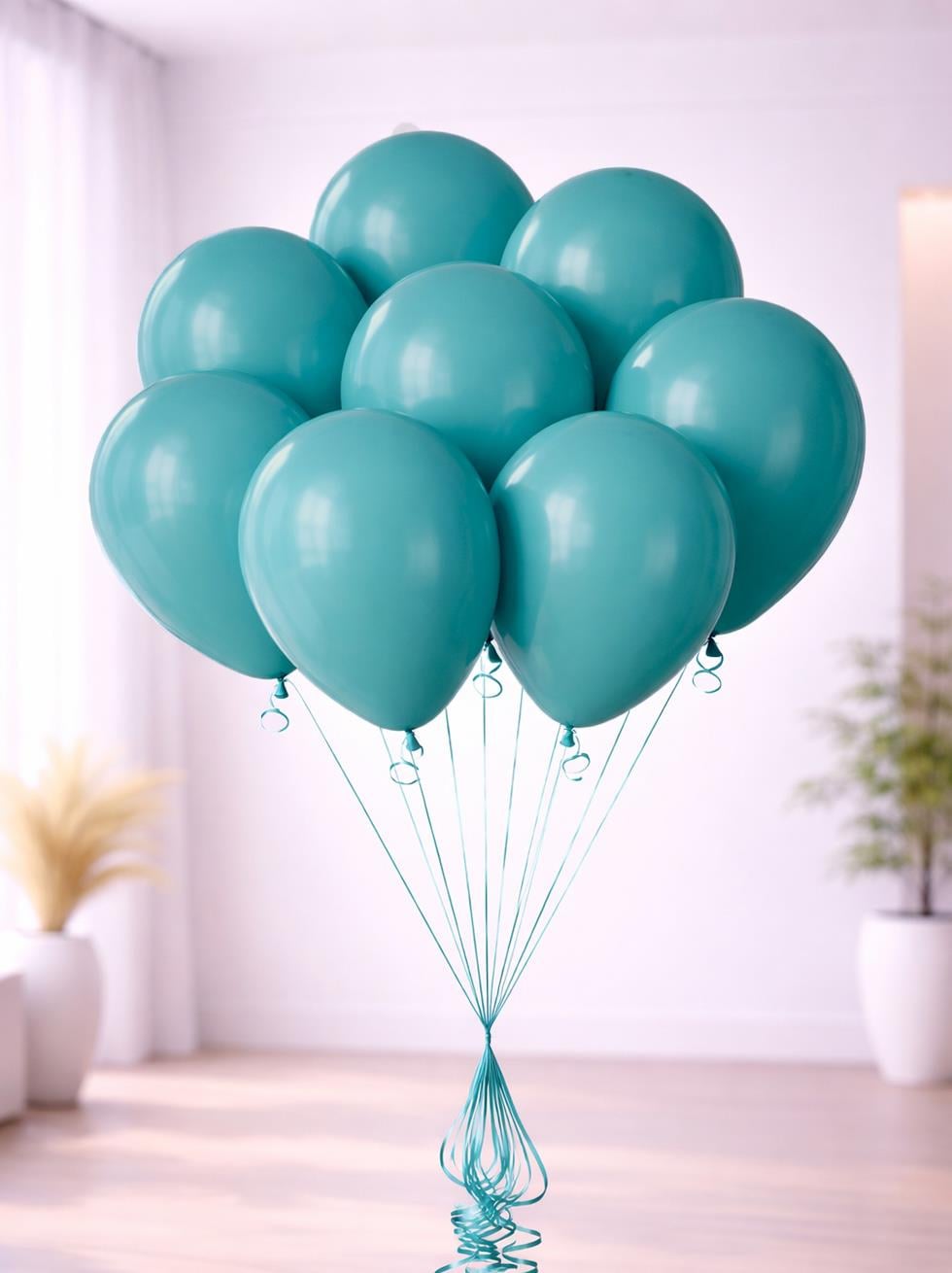Turkuaz Mavisi Balon 10Lu 12
