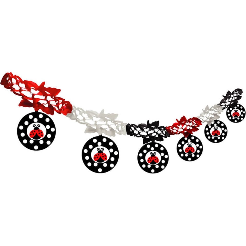 Uğur Böceği Kağıt Zincir Süs